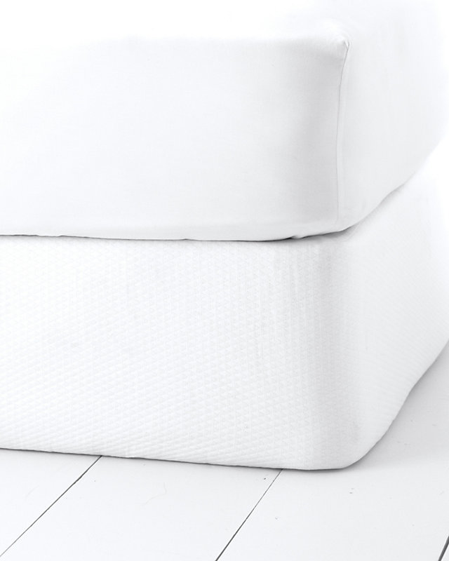 Cotton Matelasse Box Spring Cover - Double - White